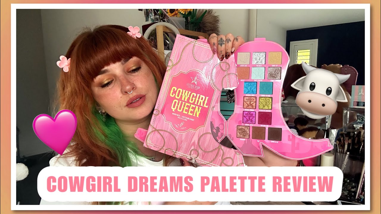 Обзор теней для век Cowgirl Queen 🤠 💓 | Jeffree Star Cosmetics