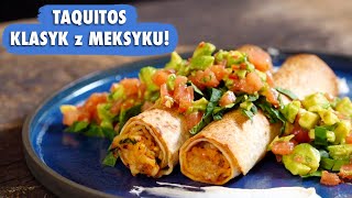 Chrupiące TAQUITOS z KURCZAKIEM! Street food z Meksyku! | Przepis UMAMI