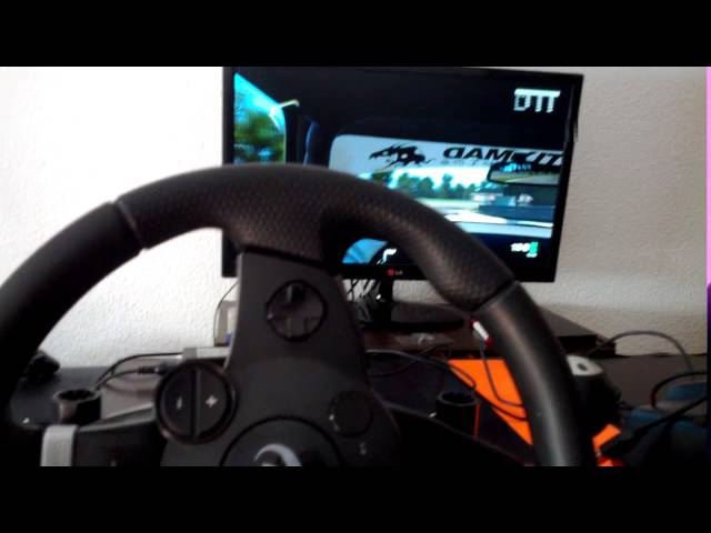 on PS4 a Logitech Driving Force GT Feedback (GIMX) - YouTube