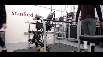 Time-lapse video of adjusting, donning, using, and doffing a hip-knee-ankle exoskeleton emulator.