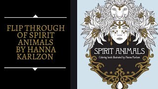 Flip Through of Spirit Animals by Hanna Karlzon