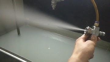 NSS - Testingg Video of Wall Assembly Narrow Angle Air Atmozing Nozzle 1/4JN, 1/8JN