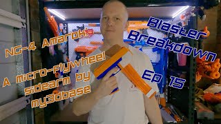 Blaster Breakdown 15 (Mar 2021) - NG-4 Amarok, a micro-flywheel magazine-fed sidearm from my3dbase!