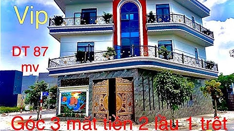 Bán Nhà Bình Dương Góc 3 Mặt Tiền hai lầu Một Trệt