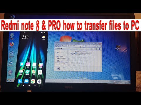 xiaomi redmi note 8 pro how to connect with computer and transfer files