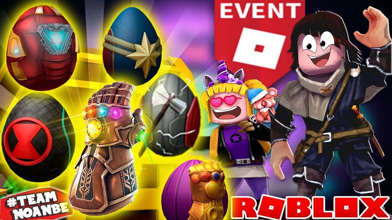 Guantelete De Thanos Y Huevos De Avengers Nuevo Evento Roblox Egg Hunt 2019 Youtube - como conseguir los huevos y el guantelete del infinito roblox