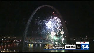 St. Louisans and visitors flock to the Gateway Arch for Fourth of July fireworks