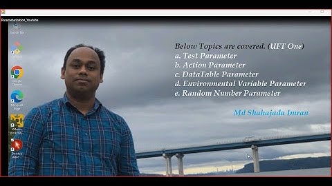 Parameters and Parameterization in HP UFT || HP QTP || MF UFT || OpenText UFT One