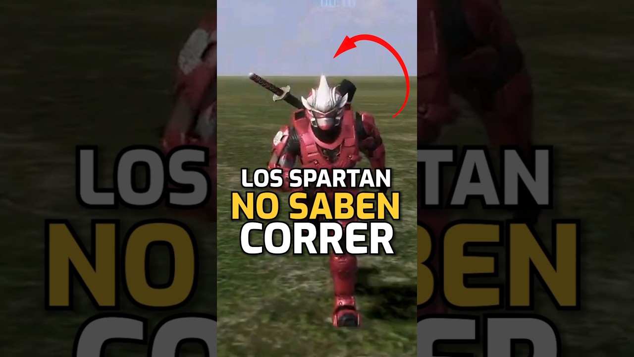 ¡EL SECRETO DETRÁS DEL SPRINT Y LOS SPARTANS EN HALO! #shorts #curiosidades #gaming #videojuegos