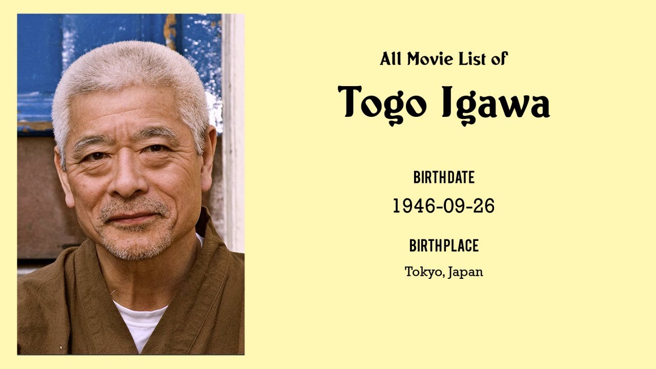 Togo Igawa Movies list Togo Igawa| Filmography of Togo Igawa - YouTube
