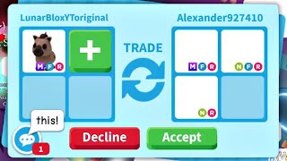 😇🥰BIG WIN! FOR MY OLD MEGA NEON HYENA! + GOT A NEON GREEN SKATEBOARD! ADOPT ME 2023 #adoptmetrades