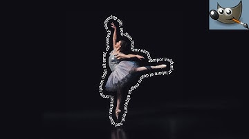 How to Place Text Around an Object in Gimp