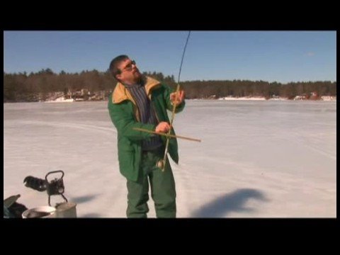 Ice Fishing Basics : Rigging an Ice Fishing Jig Rod 