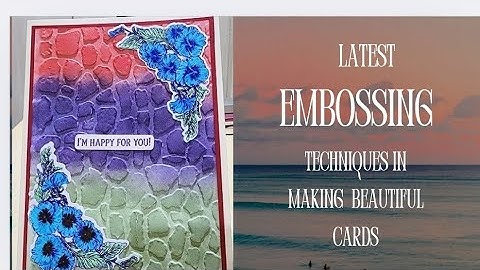 Embossingtechniek waar je dol op zult zijn @Nellythet