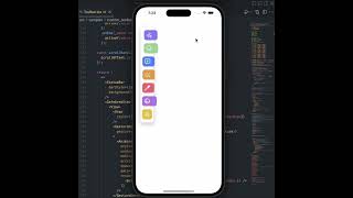 Free Custom Animated Toolbar sample in React Native (source in description) | #shorts #opensource