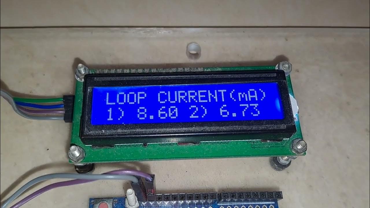Dual channel 4-20mA loop current measurement using Arduino Uno ... image.