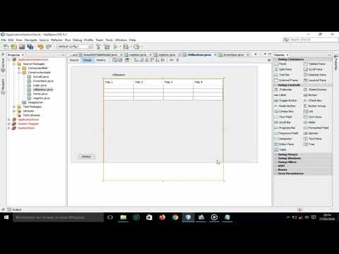Projet@java 13 : COMMENT CRÉER UN BOUTON AJOUTER SUR UNE PAGE UTILISATEUR  SOUS  NETBEANS ? PARTIE 1