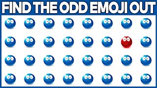 HOW GOOD ARE YOUR EYES #4 l Find The Odd Emoji Out l Emoji Puzzle Quiz