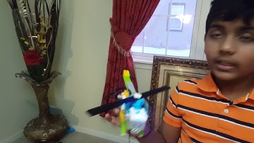 Lego Helicopter with a Motion Sensor (First Video!)