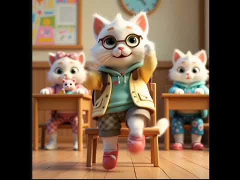 زيرو ٣ تسعات خلصنا الإمتحانات Cartoon Ai Animation Cuteanimal Funny Aiart Catcute