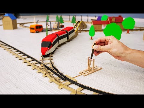 DIY Incredible Railway with Train Track Changes