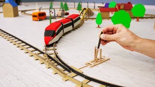 Diy Incredible Railway With Train Track Changes