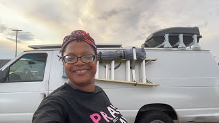 HOW MANY MILES CAN A SOLO TRAVEL PER DAY || Real Van Life Traveling In My Tiny Home on Wheels