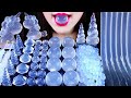 ASMR 🥛CLEAR FOOD UNICORN CLEAR JELLY HORN JELLYNOODLES POPPINGBOBA TREE KYOHO JELLY ROCK CANDY