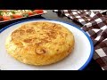 Cmo hacer tortilla de patatas con cebolla la autentica tortilla espaola muy jugosa