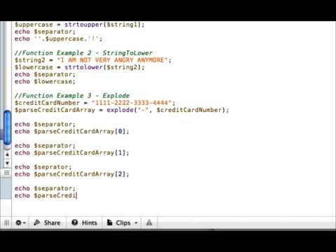 PHP Strings -