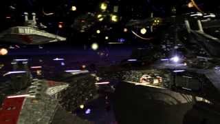 Space battle coruscant (huge) 3ds max HD screenshot 5