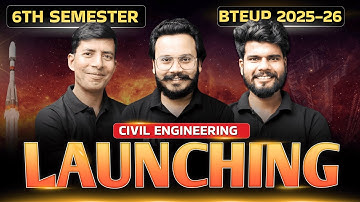 Civil Engineering 6th Sem Launching | Gtech Poly