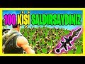 100 KİŞİ BİRDEN GELSEYDİNİZ | YENİ UÇAN BOMBALAR MODU - ROKET Fortnite Battle Royale Gameplay Türkçe