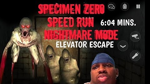 SPECIMEN ZERO | SPEED RUN | NIGHTMARE MODE | ELEVATOR ESCAPE