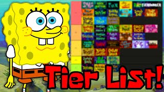 Spongebob Season 1 Tier List! - 1K SPECIAL!
