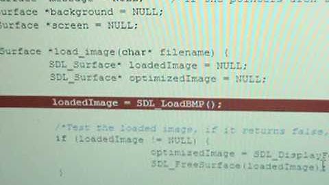 SDL Error - Pointless Video