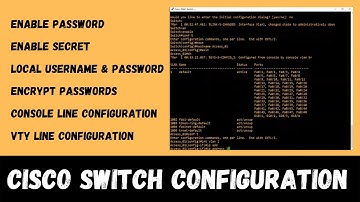 Basic/Initial configuration of Cisco switch - Part 02 / CCNA / For Beginners