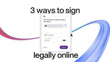 e-Signing | Three ways to sign contracts