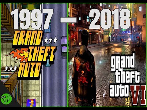 Evolution and History of All Grand Theft Auto Series(Gta 1 1997-Gta VI 2018) NEW!