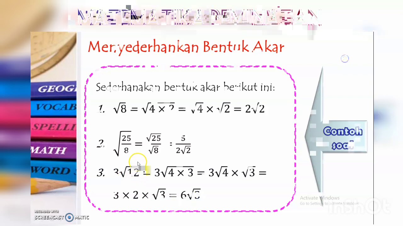 BENTUK AKAR - YouTube