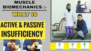 MUSCLE BIOMECHANICS: WHAT IS ACTIVE AND PASSIVE INSUFFICIENCY?