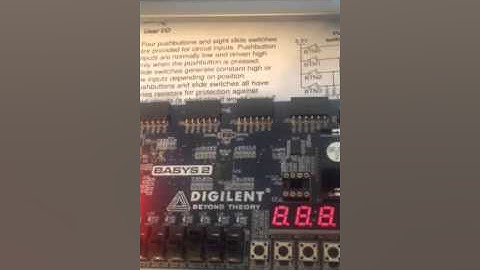8 bit ALU using BASYS 2 FPGA (error)