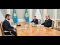 Kazakh President receives MMA fighter Shavkat Rakhmonov | Silk way TV | Kazakhstan