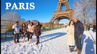 Snow In Paris  A Quiet Morning Walk After The Snowfall january 2026
