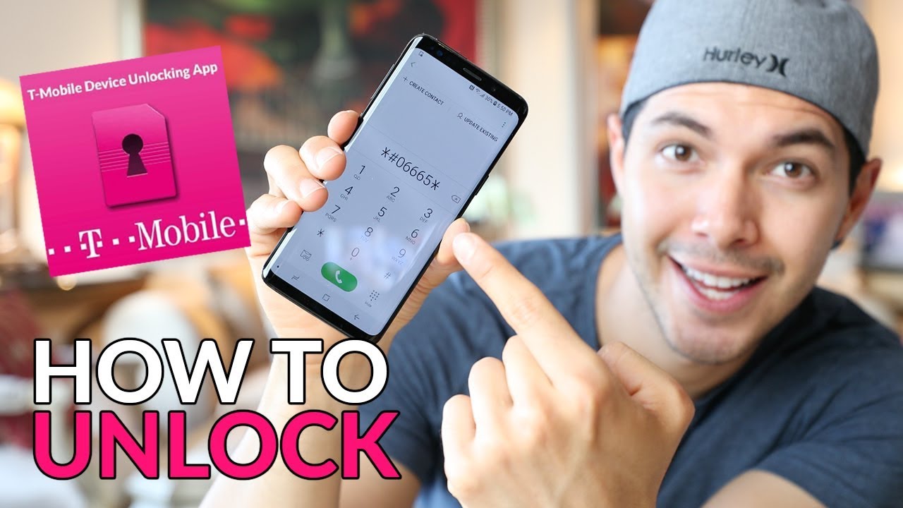 How To Unlock Any T Mobile Phone Galaxy S9 Iphone 8 Note 9 Lg Etc Unlock App Youtube