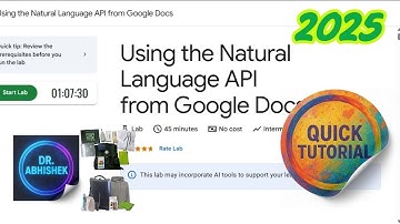 Using the Natural Language API from Google Docs |GSP126 | GoogleCloud #qwiklabs #qwiklabsarcade2025