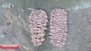 Primitive Bengali make sandals from barrk #Primitive_Bengali Primitive Bengali make sandals from barrk #Primitive_Bengali