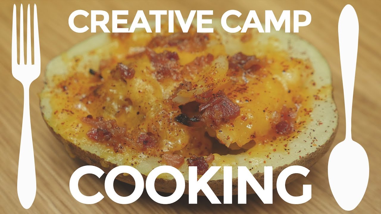 Creative Camp Cooking: Stuffed Potato | Backpacking Trail Meals
