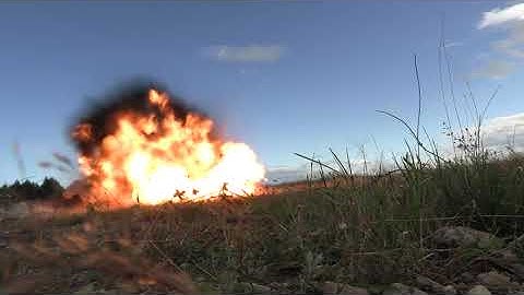 U.S. and Swedish Marine EOD Techs Blow Things Up in Sweden