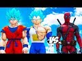 Goku &amp; Vegeta VS Deadpool - EPIC BATTLE